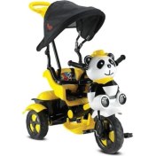 Resim Erenay Arkadan Itmeli Bisiklet Little Panda Sarı 