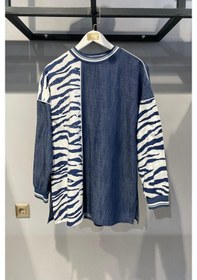 Resim 25y2418 Miaruj Tunik İndigo Mavi 