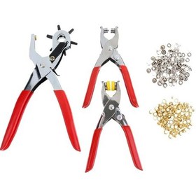 Resim Kemer Perçin Kuş Gözü Çıt Çıt Delme Ve Çakım Seti 3 Lü Set 