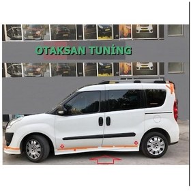 Resim Fiat Doblo 3 Yan Marşpiyel Takımı - Fiberglass - Geniş Model 
