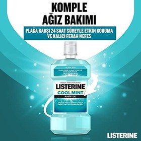 Resim Listerine Cool Mint Hafif Naneli Alkolsüz Günlük Ağız Bakım Ürünü (1 x 500 mL) 