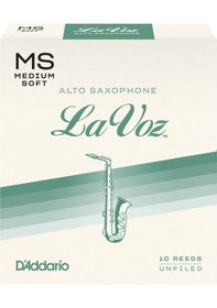 Resim D'addario Rjc10ms La Voz Alto Saksafon Kamışı Medium Soft Sertlik Profesyonel/caz - 10'lu Paket Kolay Çalım Ve Esnek Ton Yapısı 