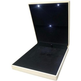 Resim Özer Kutu Işıklı Büyük Set Kutusu Beyaz 19 x 22 CM 