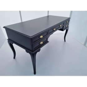 Resim Bintaş Mobilya Siyah Ahşap Ofis Çalışma Masası 160X75.CM 