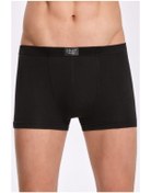 Resim İlke Erkek 5'li Bambu Slim Fit Spor Kesim Bo6xer Siyah 