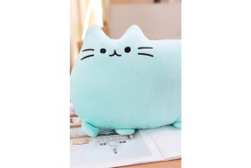Resim Ecrou Cute Cat Peluş – Mavi (25 cm) 