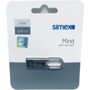 Resim Simex 16GB Mind Secure+ 2.0 Metal USB Flash Bellek 