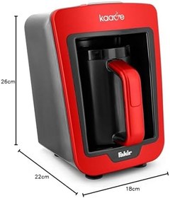 Resim Fakir Closey Filtre Kahve Makinesi Kırmızı 