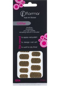 Resim Flormar Tırnak Stickerı Metallic Nail Art G04 