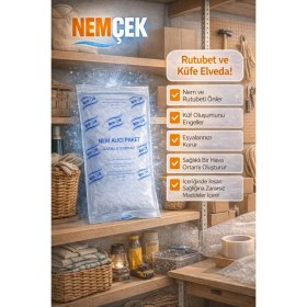 Resim Nemtut Nemçek Nem Rutubet Korozyon Buhar Terleme Çekici Alıcı Tutucu Giderici Önleyici (5 Paket) 1250 gr 