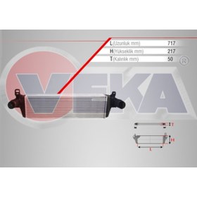 Resim Veka Turbo Radyatoru (INTERCOOLER) Volkswagen Transporter Vı 2.0 Tdı Bıtdı 180 Hp 201 