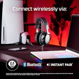 Resim HyperX Cloud III S Wireless Black Gaming Headset Kablosuz Oyuncu Kulaklığı 
