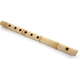 Resim Larimar Bambu Flüt 30 Cm No 1 - 9048405374129lmr 