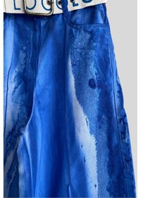 Resim Turuncu Gardrop 9-15 Yaş Kemerli Lüx Batik Pantolon Teenage Sax Saks 