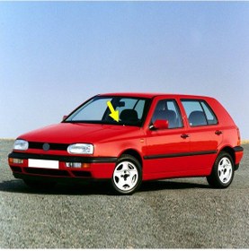 Resim Vw Golf 3 1992-1998 Ön Sol Sürücü Taraf Silecek Kolu 1h1955409c 