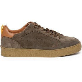 Resim Greyder 18520 Haki Hakiki Deri Erkek Sneaker Ayakkabı-1071 Haki 