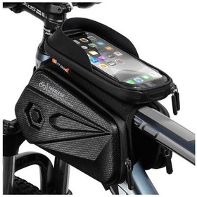 Resim Sones West Bıkıng Yp0707256 Sert Kabuk Dağ Bisikleti Bisiklet Ön Kiriş Paketi Sürüş Ekipmanları Siyah 