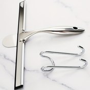 Resim Duş sileceği, pencere sileceği, paslanmaz çelik duş sileceği, duş camı için, aynalar, mutfaklar, araç camları, fonksiyonel silecek aracı 