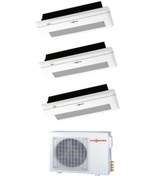Resim Viessmann Vitoclima Multi O4F3080M2 8 kW 1 Dış + 3 İç Ünite (9+12+18) Tek Yön Kaset Tipi Klima 