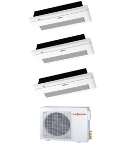 Resim Viessmann Vitoclima Multi O4F3080M2 8 kW 1 Dış + 3 İç Ünite (9+12+18) Tek Yön Kaset Tipi Klima 