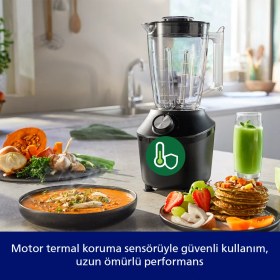 Resim Philips 3000 Series Smoothie Blender Siyah HR2291/41 