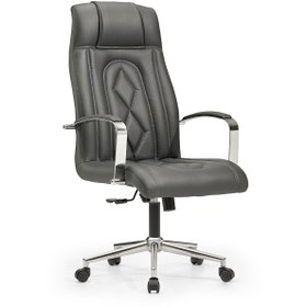 Resim MEHMET YAREN BURO Hera3 Bilgisayar Koltuğu Ofis Müdür Büro Çalışma Sandalyesi Siyah Renk Krom Ayaklı 