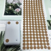 Resim 1400 adet Mantar Pedleri - Kendinden yapışkanlı, Kaymaz, Yuvarlak, 1.5mm Kalınlıkta, 10mm Çapında, Endüstriyel Malzeme, Mobilya Bacak Koruma/Ev ve Ofis Kullanımı için Dayanıklı Zemin Matları 