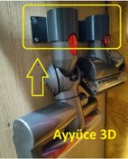 Resim Ayyüce 3d, Cinetic Big Ball Duvar Askı Aparatı,çiftli,siyah 