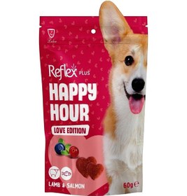 Resim Happy Hour Love Edition Kuzulu Ve Somonlu Köpek Ödül Maması 60gr 