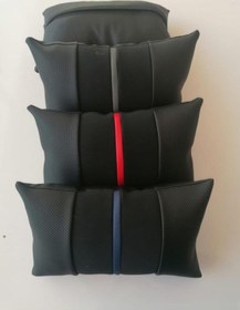 Resim Araç Araba Seyahat Oto Boyun Yastığı Siyah-lacivert Yüzük 