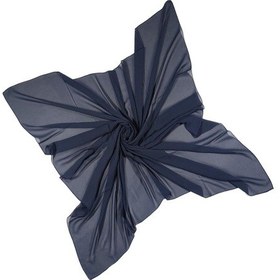 Resim Mısırlı Eşarpları Tesettür Giyim Krep Kadın Eşarp 120x120 Cm - Lacivert 