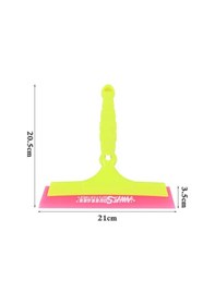 Resim Saplı Silikon Geniş Su Çekçek Ragle Cam Filmi Çekme Uygulama Aparatı 20.5x21cm Yeşil Pembe 