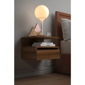 Resim Dekorfim DF12101BR Duvara Monte Baş Ucu Komodin 