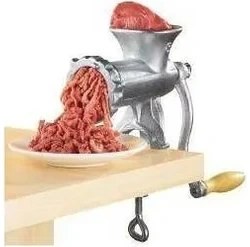 Resim Eco Lounge Tuğra Döküm Metal Kıyma Makinesi No:10 - Ev Yapımı Kıymanın Keyfini Çıkarın 