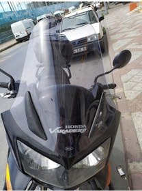 Resim Zeus Motor 2004-2010 Honda Xl 1000v Varadero Uyumlu Uzun Ön Cam Açık Füme 