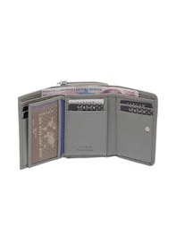 Resim Tergan Gri Deri Kadın Cüzdan - S1cb00005798-h1y Gri 