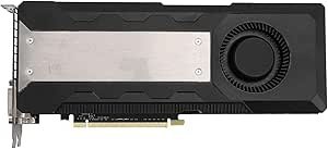 Resim K6000 Grafik kartı, 12gb Gddr5 384bit Video Grafik kartı Cooling Cuda çekirdek, Pci Express 3.0 X16, 2 X Displayport, 2 X Dvi, 3d Modelleme Işleme Için, Soğutma fanı Ile 