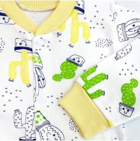 Resim Sema Baby Sleeper Cactus Bebek Pijama Takımı 6-9 Ay - Sarı 