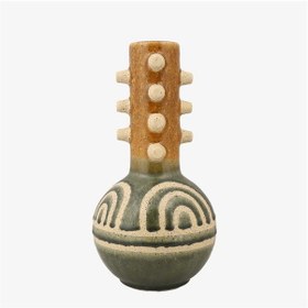 Resim Vitale Seramik Büyük Antik Vazo 19 19 38 Cm Renkli 