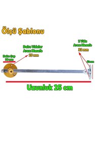 Resim Badem10 Düşer Kapak Makası Frenli Dolap Çekmece Metal 25 Cm Sessiz Açma Kapama Piston Açık Kahve (2 Adet) 