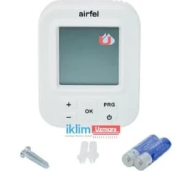 Resim Airfel Haftalık Programlı Kablolu Oda Termostatı GSK-1701 