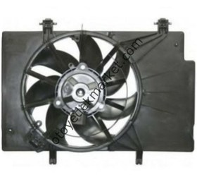 Resim Ford Fiesta (2008-2013) 1.4 1.6 Benzinli Fan Motoru Komple (Kale) 