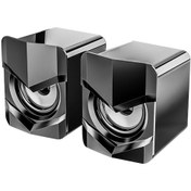 Resim Jeemson Sada V-158 Usb Beslemeli 3.5mm Kablolu Bilgisayar Hoparlörü - 3w Hıfı Stereo, Zengin Bas, Siyah Mat Tasarım 