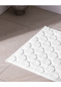 Resim Madame Coco Haroux %100 Pamuk Ayak Havlusu - Beyaz - 50x70 Cm 8684427204962 Beyaz 