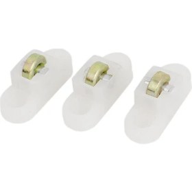 Resim Kagen Nanlıy- 8 Adet Kapı Pencere Tek Makaralı Tekerlek Kapı Pencere Kasnağı Kanat Kasnağı, 4 Adet 8mm ve 4 Adet 12MM (Yurt Dışından) 