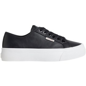 Resim Calvin Klein Vulc Flatf Lace Up Lth Ck Siyah Kadın Sneaker 000000000102265716 Siyah 