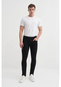 Resim Cazador Parker Extra Slim Fit Siyah Erkek Pantolon 07000 