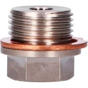 Resim Besthome1 Demir Elektroplit Nikel Adaptör, M18x1.5-1/8npt, Yağ/sicaklık Sensörleri 