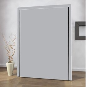 Resim Reyo Panayır Güçlendirilmiş Çelik Yapım Yorgan Hurcu Yüklük Saklama Dolabı Gri Bez Dolap 