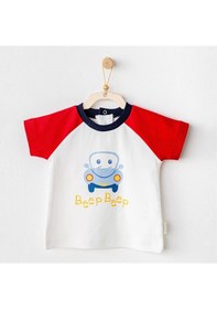 Resim Andywawa Ac25976 Casual Bebek Tişört White Çok Renkli 